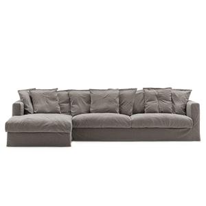 Sofa trzyosobowa Decotique Le Grand Air Divan lewa w kolorze przydymionego granitu