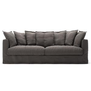 Sofa Decotique Le Grand Air 3-osobowa w kolorze przydymionego granitu