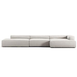 Sofa Decotique Grand 5-osobowa Otwarta z Lewej Strony Moonwhite