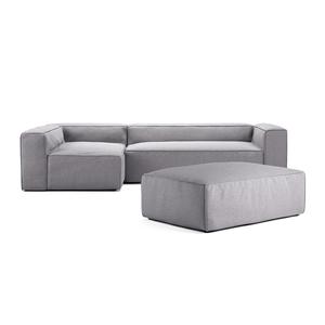 Sofa Decotique Grand 4-osobowa Divan otwarta z podnóżkiem po lewej stronie Sandshell/ Beżowy