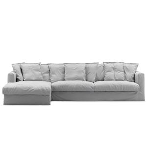 Sofa trzyosobowa Decotique Le Grand Air Divan lewa Jasnoszary