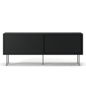 Ława Pod Telewizor Decotique Vogue z Nogami 136 Antracytowy/ Czarny