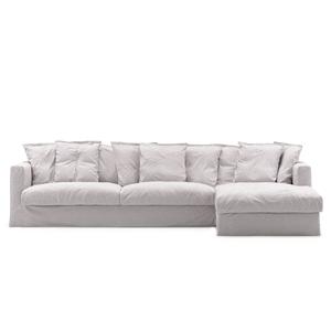 Sofa trzyosobowa Decotique Le Grand Air Divan prawa Misty Szary