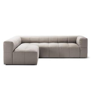 Sofa Decotique Mure 3-osobowa z Otwartym Końcem Po Lewej Stronie, Piaskowo- Beżowy