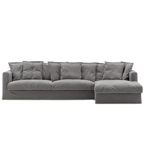Sofa 3-osobowa Decotique Le Grand Air, prawa, Szary