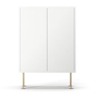 Szafka Decotique Vogue 64 Biały/ Mosiężny