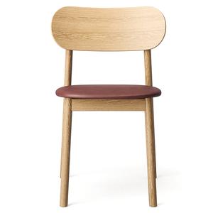 Krzesło do Jadalni Decotique Elephant Natural Oak/Brązowa Skóra
