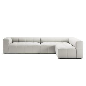 Sofa Decotique Mure 4-osobowa z Otwartym Końcem Po Prawej Stronie Steam/ Biały