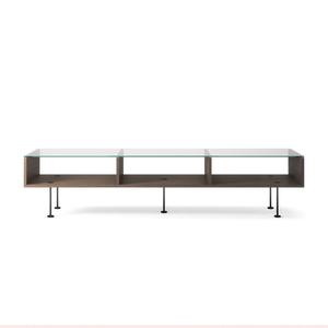 Stolik kawowy Decotique Vogue 45x165 Dąb ciemny/ Czarny