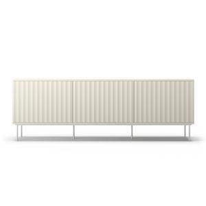 Decotique Wave TV Bench 3D Kremowy