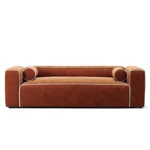Sofa Decotique Grand Hue 2-osobowa Moonwhite/ Miedziany