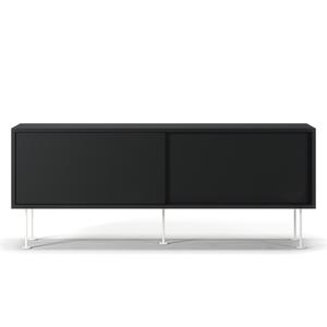 Ława pod telewizor Decotique Vogue z nogami 136 Antracytowy/ Biały