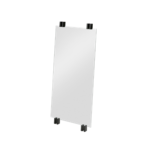 Lustro z kolekcji Fritz Hansen Skagerak, Czarny Lustro