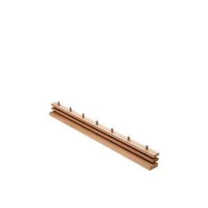 Wieszak na Ubrania Fritz Hansen Skagerak Collection Cutter 100 cm Dąb/Stal Nierdzewna