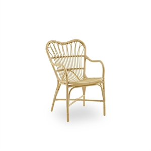 Sika-Design Margret Zewnętrzne Krzesło do Jadalni Aluminiowy/Naturalne