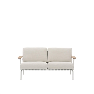 Muuto Settle 2-osobowa sofa zewnętrzna Laze 1/ Szary