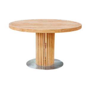 Stół Ogrodowy Okrągły RIB Sibast Furniture Ø130 Teak