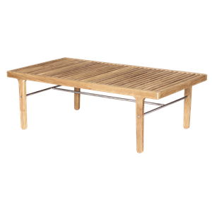 Sibast Furniture RIB Stolik Kawowy na Zewnątrz 110 Teak