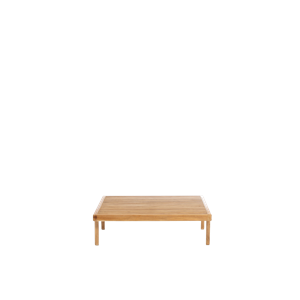 Pufa RIB Sibast Furniture do Sofy Ogrodowej z Drewna Tekowego