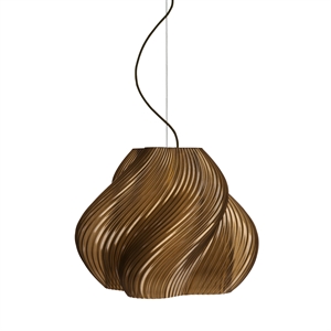 Lampa Wisząca Mega do Lodów Crème Atelier w Kolorze Karmelowym/ Chrom