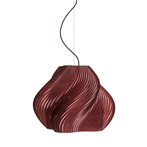 Wisiorek Mega Lampa Wisząca Crème Atelier Soft Serve Cherry/ Chrom