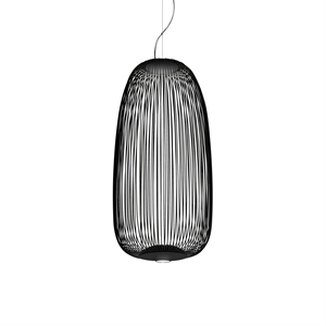 Foscarini Spokes 1 Lampa Wisząca z Diodą LED Czarny