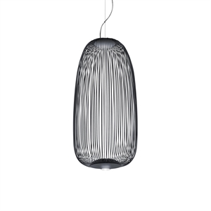 Lampa Wisząca Foscarini Spokes 1 z Diodą LED w Szary