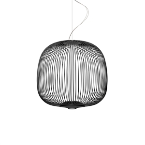 Lampa Wisząca Foscarini Spokes 2 Midi z Diodą LED w Czarny
