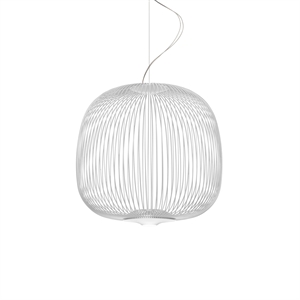 Lampa Wisząca Foscarini Spokes 2 Midi z Diodą LED w Biały