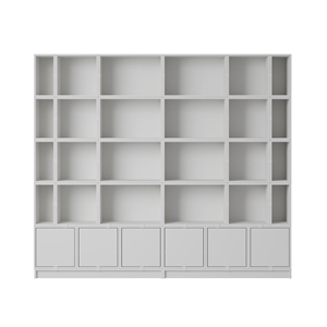 Muuto Stacked Bookrack Konfiguracja 1 Szary