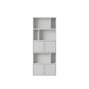 Muuto Stacked Bookcase Configuration 8 Szary