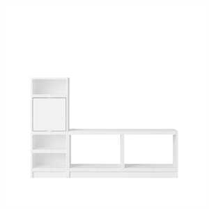 Muuto Stacked Hallway Shelf Configuration 1 Biały