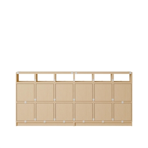 Muuto Stacked Bookrack Konfiguracja 1 Dąb