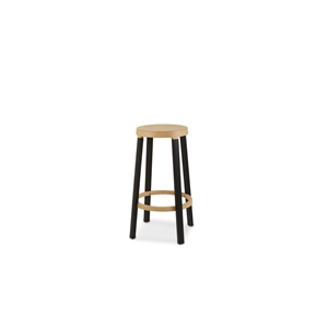 EstabliHed & Sons Step Bar Stool H65 Niebieski/ Czarny