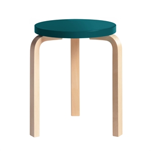 Artek 60 Stool Petroleum/ Brzozowy