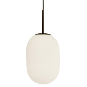 Lampa Wisząca Watt & Veke Noor Średni Opal/ Czarny