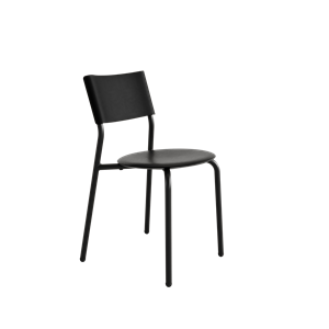 Krzesło do Jadalni TipToe Midi SSDr, Grafitowo-czarne