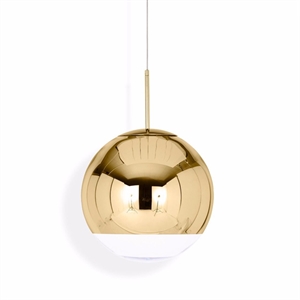 Tom Dixon Mirror Ball Złota Lampa Wisząca Srednia LED