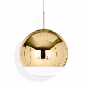 Tom Dixon Mirror Ball Zlota Lampa Wiszaca Duza LED