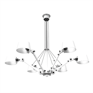 Tonone Bolt Chandelier Lampa wisząca Biała