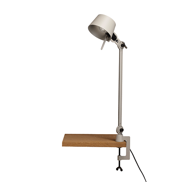 Tonone Bolt Single Arm Lampa sto?owa Szara z klipsem Szary i mosi??ne narz?dzie