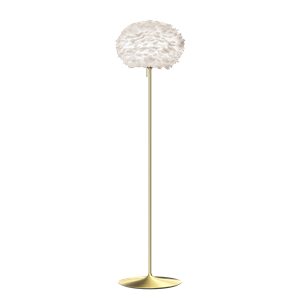 Lampa Stojąca Umage Eos Średnia Biały/ Mosiężny