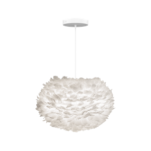 Lampa wisząca Umage Eos z Rozeta, średni , Biały
