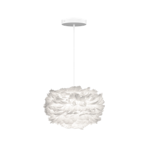 Umage Eos Lampa Lampa Wisząca Mini Biały z Płaskim Rozeta W Kolorze Biały
