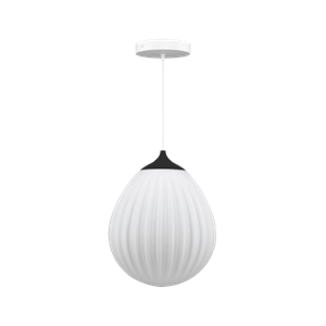 Lampa Wisząca Umage Around The World Średni Czarny- Biały