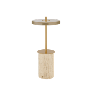 Umage Asteria Move Lampa Przenośna Mini Clay Travertine/ Mosiężny