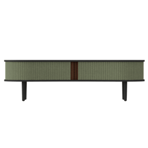 Umage Audacious TV Bench Czarny Dąb/Poranne Łąki