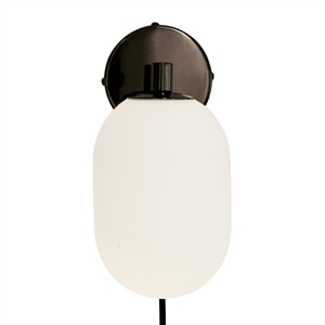 Kinkiet Watt & Veke Noor Opal/ Czarny