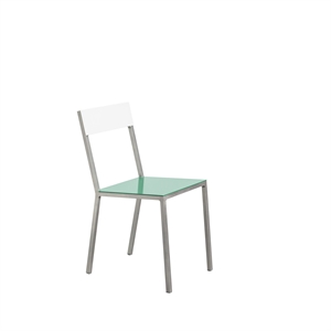 Krzesło do Jadalni Valerie Objects Alu Zielony- Biały