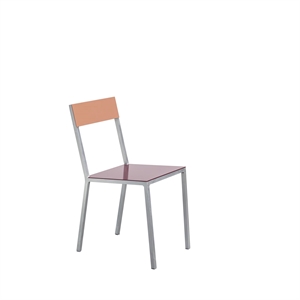 Valerie Objects Alu Krzesło Stołowe Bordeaux/ Różowy